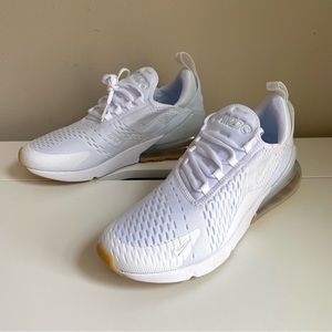 Air Max 270 (white/gum)- Men’s size 9